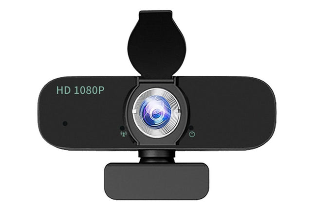 Full HD 1080P Webcam with Built-in Mic Wide Angle Auto Focus Privacy Cover for PC/Laptop Plug and Play USB – product detail