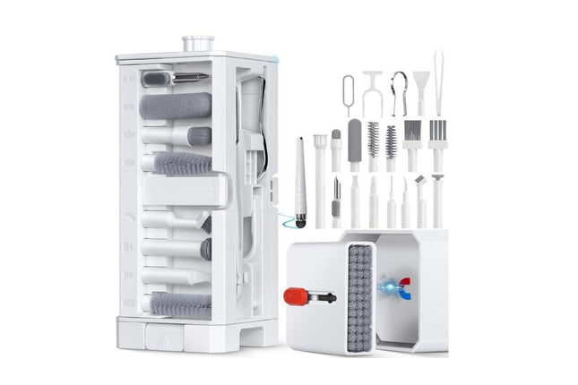 32-in-1 Multi-Functional Cleaning Kit for Electronics inlcuding Headphones Keyboard Cleaning Kit Earbud