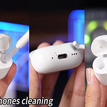 32-in-1 Multi-Functional Cleaning Kit for Electronics inlcuding Headphones Keyboard Cleaning Kit Earbud Cleaner Pen