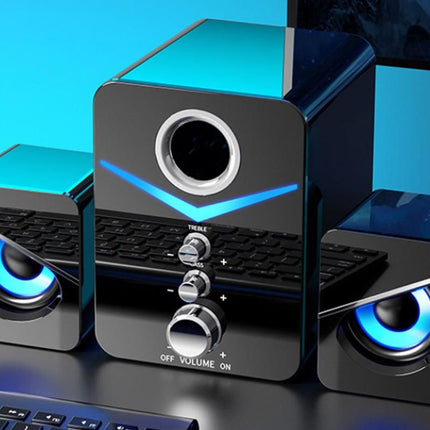 Audio Desktop Wired Desktop Laptop Speaker Bluetooth Speakers LED Surround Sound System