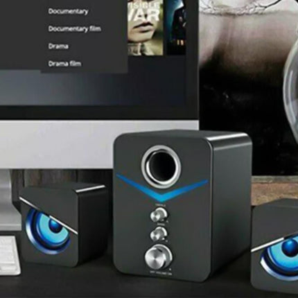 Audio Desktop Wired Desktop Laptop Speaker Bluetooth Speakers LED Surround Sound System