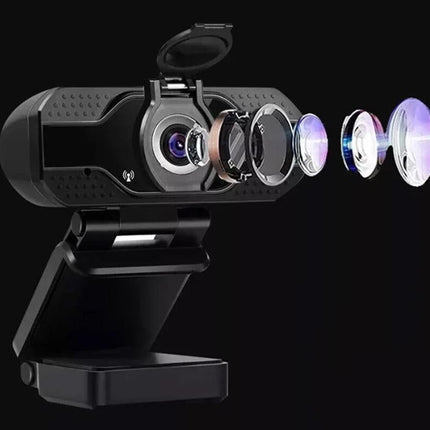 1080P Full HD USB Webcam with Microphone for PC Desktop and Laptop