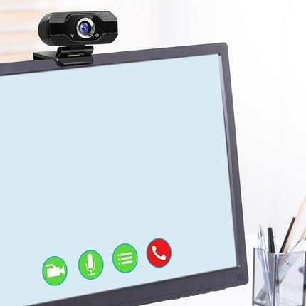 1080P Full HD USB Webcam with Microphone for PC Desktop and Laptop