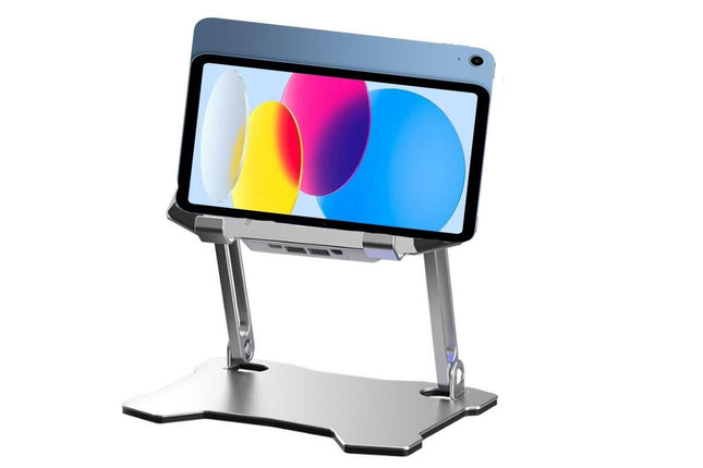 Tablet Cooling Pad Aluminum Adjustable Tablet Stand Tablet Support Notebook Stand Cooling Fan Pad – product detail