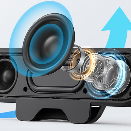 USB Clip On Speaker 10W High Power Portable Soundbar