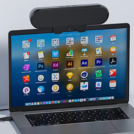 USB Clip On Speaker 10W High Power Portable Soundbar