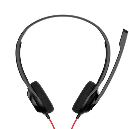 Dual-Edge USB-C Wired Headset with Clear Mic Lightweight Office Headset for PC/Mac