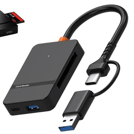 Memory Card Reader USB 3.0 to Compact Flash Memory Card Reader SD TF MS CF Card Reader Adapter