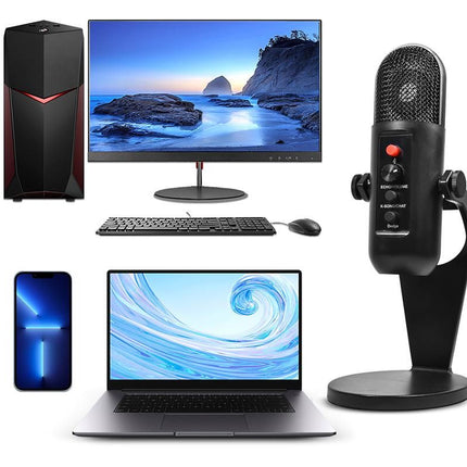 USB Microphone Computer PC Mic Plug&Play Gaming Microphones
