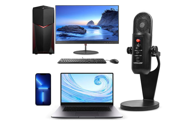 USB Microphone Computer PC Mic Plug & Play Gaming Microphones – product detail