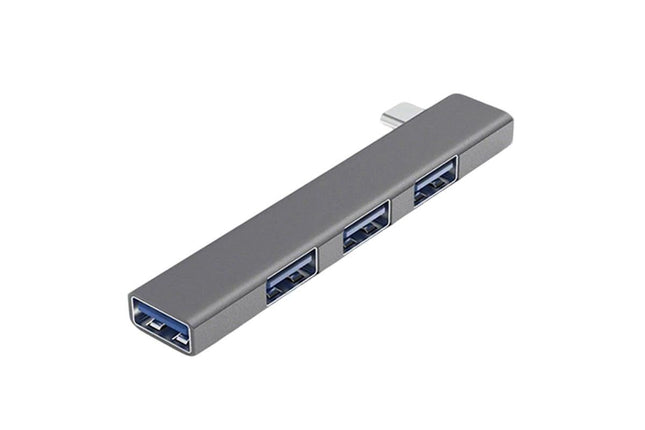 4 Port USB C Hub Type C USB 3.0 Adapter Multiport Splitter for MacBook Laptop and More