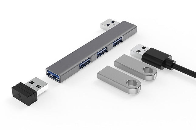 4 Port USB C Hub Type C USB 3.0 Adapter Multiport Splitter for MacBook Laptop and More – product detail