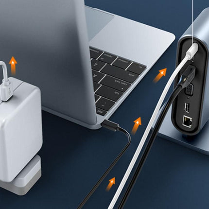 12-in-1 USB-C Hub with USB 3.0 Ports & Mini HDMI OTG Support