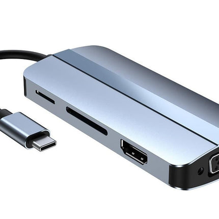 8-in-1 Docking Station Type-C to HDMI Multi-Display USB-C Hub PD 100W
