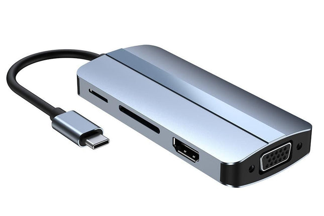 8-in-1 Docking Station Type-C to HDMI Multi-Display USB-C Hub PD 100W – product detail