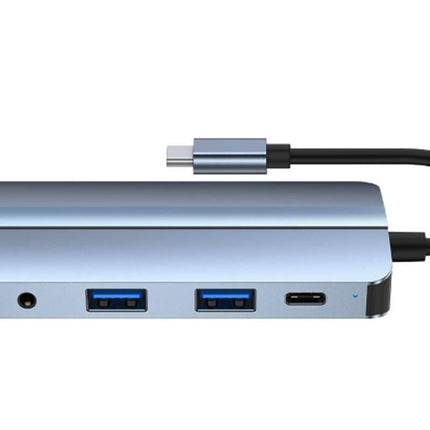 8-in-1 Docking Station Type-C to HDMI Multi-Display USB-C Hub PD 100W