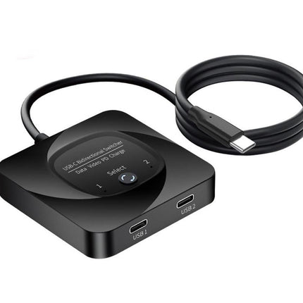 2 Computers USB-C Bidirectional Switcher Support HDR 10Gbps Data Transmission