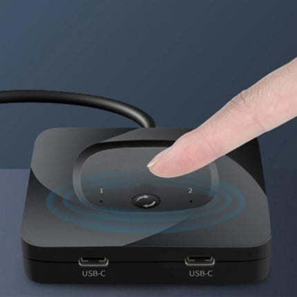 2 Computers USB-C Bidirectional Switcher Support HDR 10Gbps Data Transmission