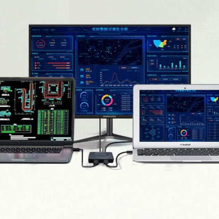 2 Computers USB-C Bidirectional Switcher Support HDR 10Gbps Data Transmission