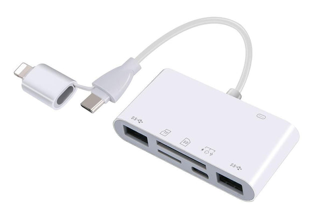 5 in 1 USB-C SD Card Reader USB-C to Memory Card OTG Adapter For iPhone iPad – product detail