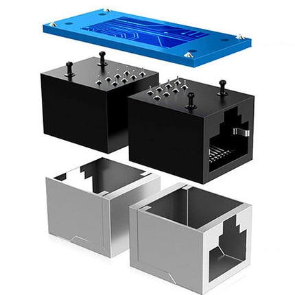 5-Pack RJ45 Ethernet Cable Coupler Inline Adapter Network Extender Connector