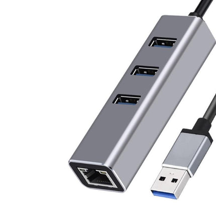 USB 3.0 to Gigabit Ethernet Adapter with 3-Port Hub