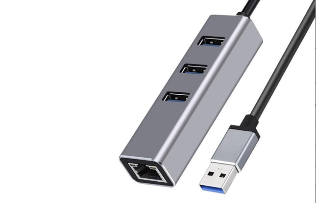 USB 3.0 to Gigabit Ethernet Adapter with 3-Port Hub – product detail