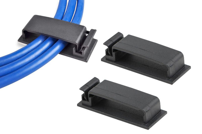 Set of 4Pcs Multi Slots Self Adhesive Cable Holder Cable Clips – product detail