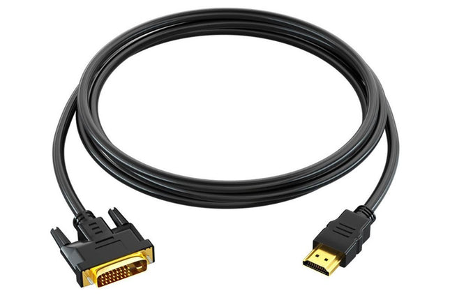 HDMI to DVI-D 24 Plus 1 Pin Digital Cable Lead for HDTV PS3 PS4 Switch 360 TV – product detail