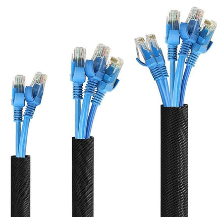 No Chew Cord Protector for Pets Bite Resistant Cable Sleeve for Cats Dogs Rabbits - S