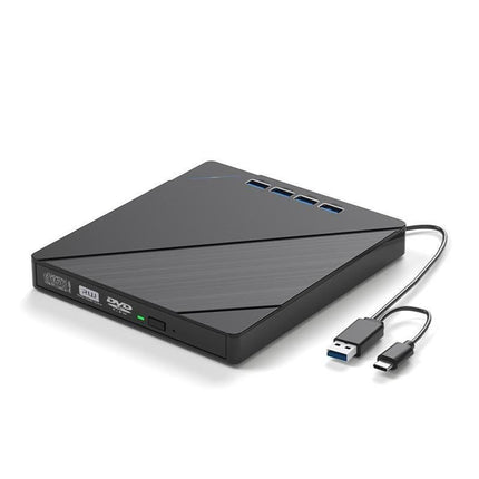 7 in 1 External CD DVD Drive USB 3.0 Burner Writer with Card Reader for Laptop
