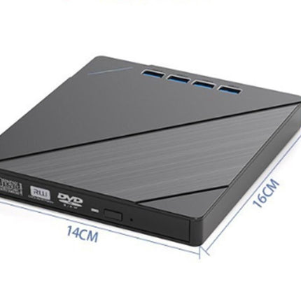 7 in 1 External CD DVD Drive USB 3.0 Burner Writer with Card Reader for Laptop
