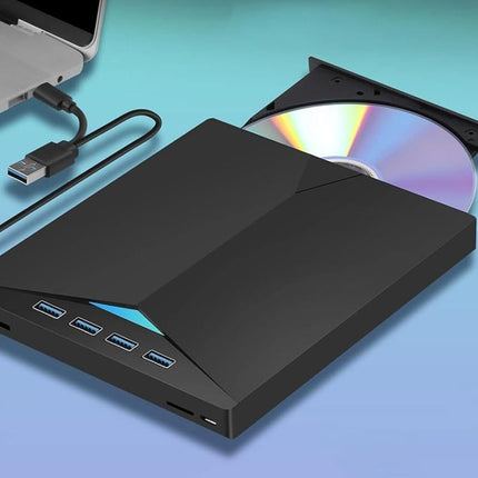 External CD/DVD Drive for Laptop USB 3.0 DVD Player Ultra-Slim Portable Burner Writer