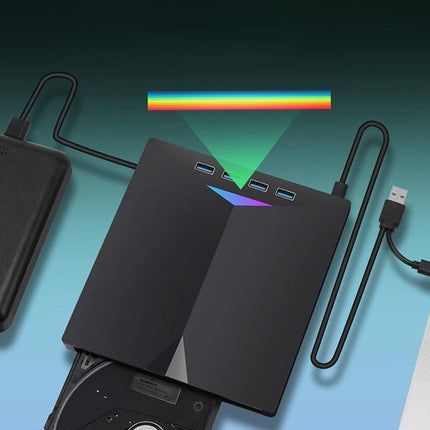 External CD/DVD Drive for Laptop USB 3.0 DVD Player Ultra-Slim Portable Burner Writer