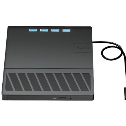 USB 3.0 & Type-C External DVD Drive with 7-in-1 Function - CD/DVD Burner & Card Reader for Laptop