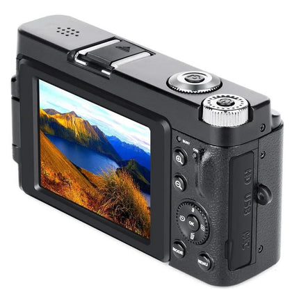 4K Digital Camera for Outdoor Photography With 32GB TF Card 180 Degree Flip Screen 16X Zoom 48MP Autofocus