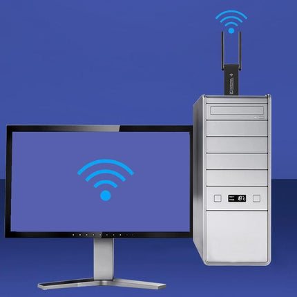 AC1300 USB 3.0 WiFi Wireless Adapter Dongle 5GHz Dual Band 11AC