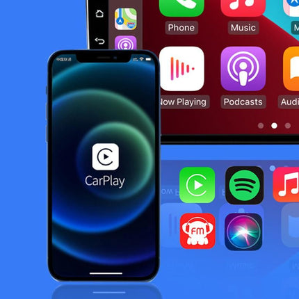 Wireless Adapter Auto Connect USB Dongle Compatible with Wired Carplay Android 2 in 1 Carplay Android Auto Plug and Play