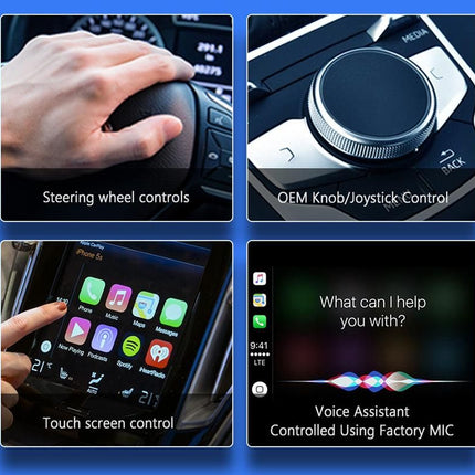 Wireless Adapter Auto Connect USB Dongle Compatible with Wired Carplay Android 2 in 1 Carplay Android Auto Plug and Play