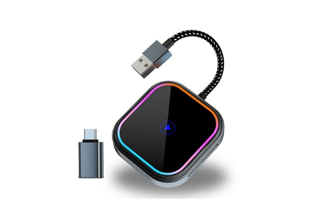 Wireless CarPlay Adapter for Car USB to Type-C Plug and Play Compatible with iPhone V1263-JX-6371