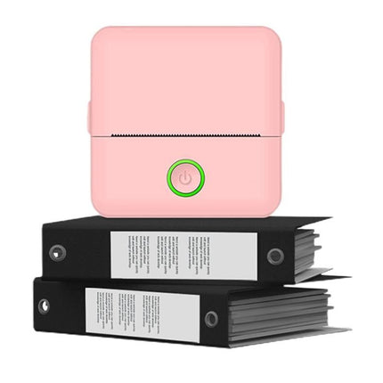 Thermal Mini Printer Mini Pocket Wireless Thermal Printer Bluetooth Photo Inkless Sticker Printer Compatible with iOS&Android - Pink