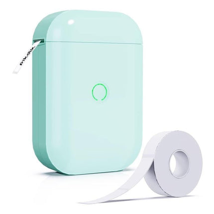 Wireless Bluetooth Label Maker Machine with Label Tape Mini Sticker Maker-Green