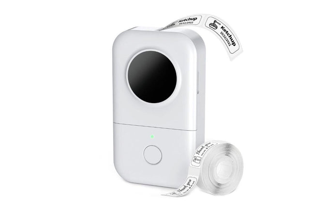 Portable Bluetooth Label Printer Mini Thermal Handheld Sticker Machine for Home & Office V1263-JX-6379