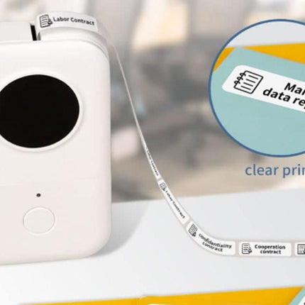 Portable Bluetooth Label Printer Mini Thermal Handheld Sticker Machine for Home & Office