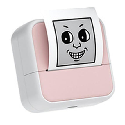 Mini Sticker Printer Portable Bluetooth Thermal Printer for Photo Notes Gift - Pink