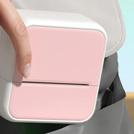 Mini Sticker Printer Portable Bluetooth Thermal Printer for Photo Notes Gift - Pink