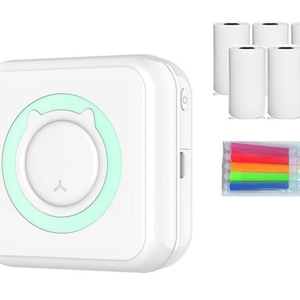 Portable Bluetooth Wireless Mini Printer Heat-Sensitive Print Maker -Green