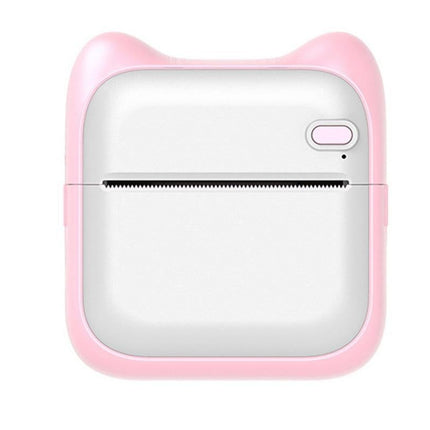 Mini Pocket Wireless Small Thermal Pocket Sticker Printer Bluetooth Inkless Printer Portable Mobile Phone Picture Receipt Printer -Pink