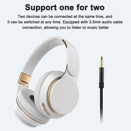 Wireless Headphones - Foldable Stereo - Bluetooth Over Ear Headset with Mic for Sports/Computer