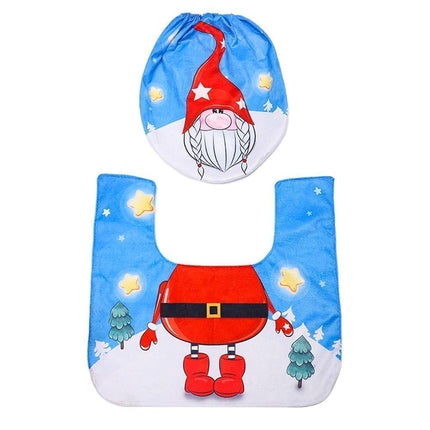 Christmas Toilet Mat Pad Kit-B
